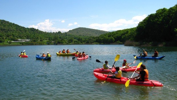 ''Kayaking in Zirou Lake, Epirous''