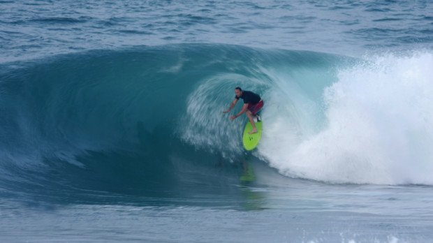 "Surfing in Soup Bowl"