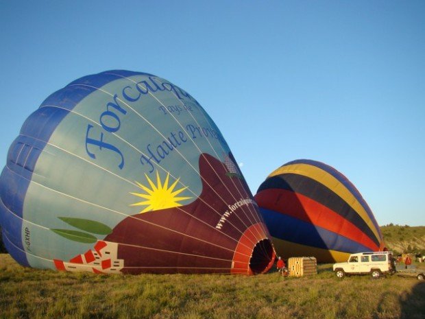 "Hot Air Balloon in Forcalquier"