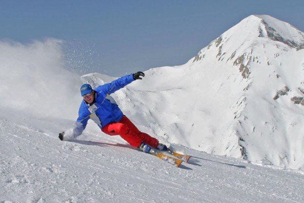 "Skiing in Bansko Ski Resort"