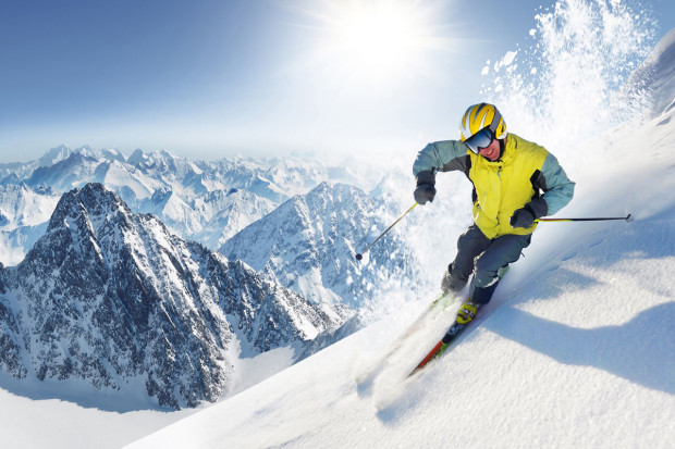 "Skiing in Bansko Ski Resort"