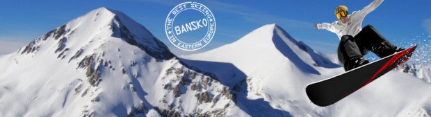 "Snowboarding In Bansko Ski Resort"