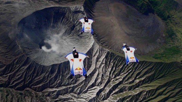 "Wingsuit Volcano"