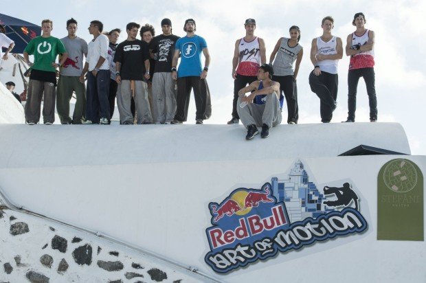 "Red Bull Art of Motion, Santorini"