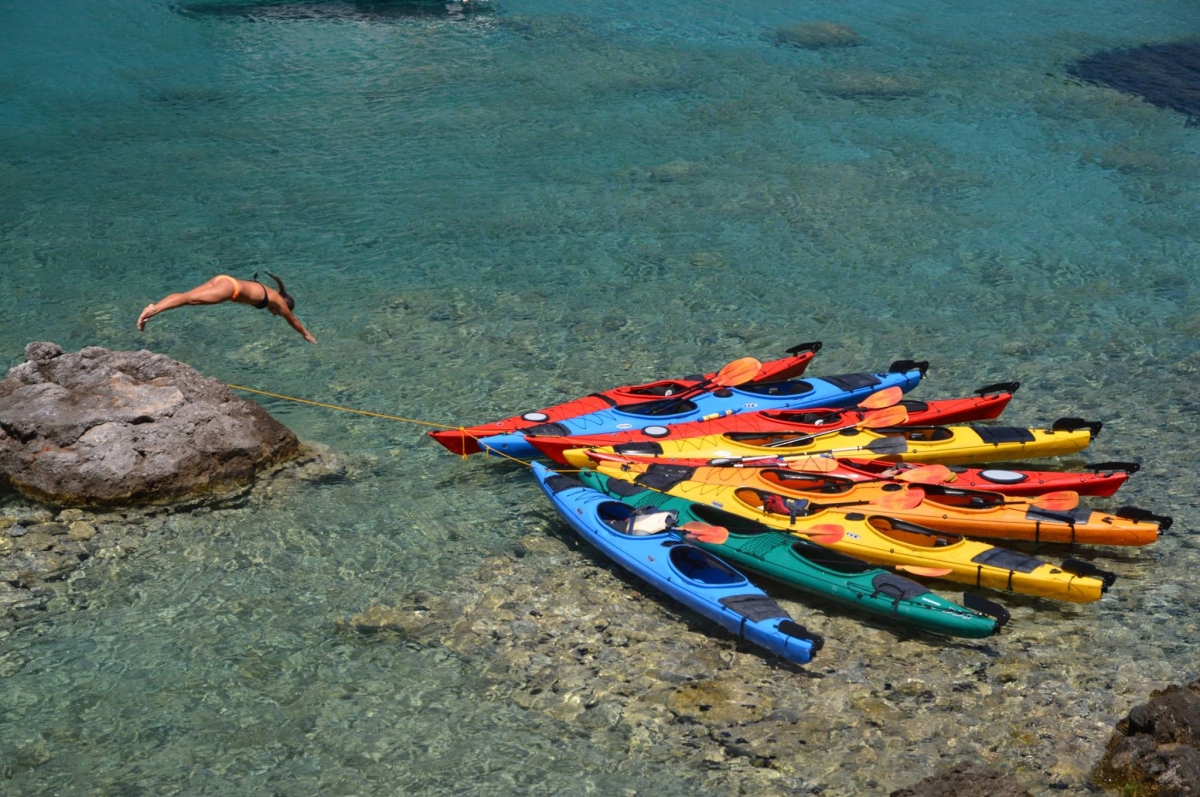 "Kayaking in Messinia"