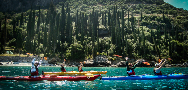 "Kayaking in Messinia"