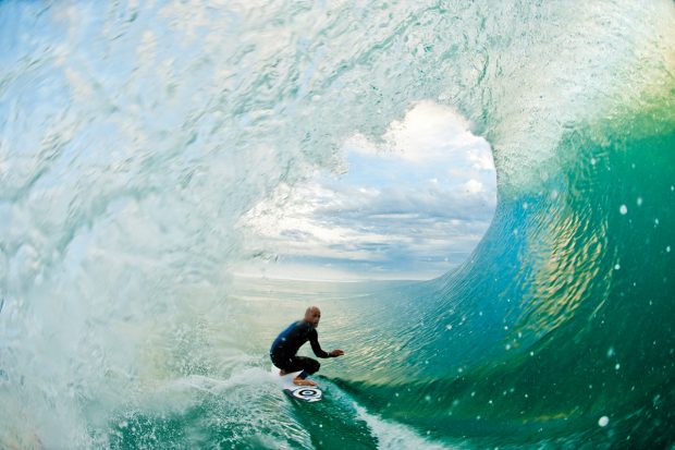 "surfing legend kelly slater"