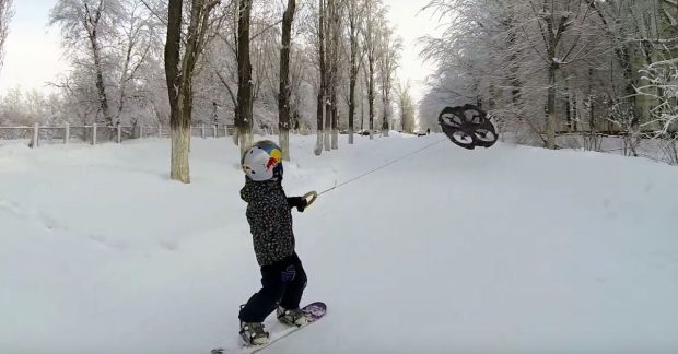 "It's a drones' world - droneboarding"